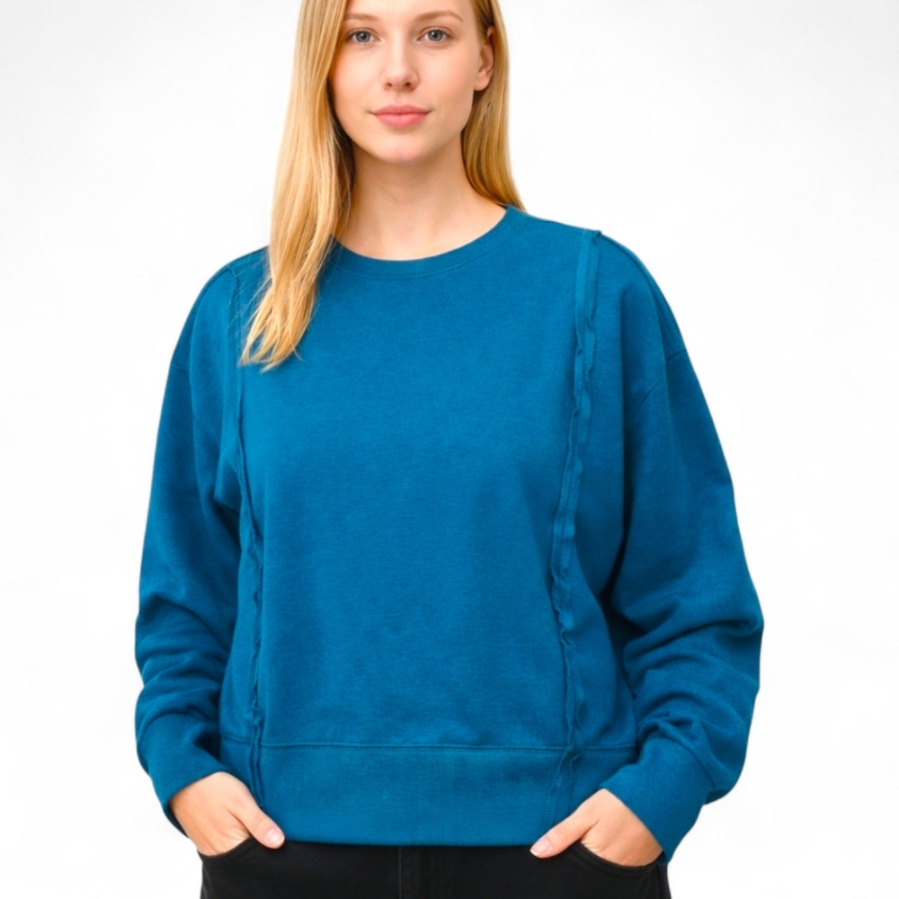 Relaxed Fit Lightweight Sweatshirt